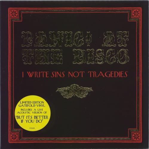 Panic At The Disco I Write Sins Not Tragedies UK 7